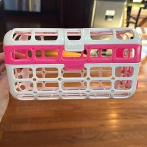 Munchkin High Capacity Pink Dishwasher Basket